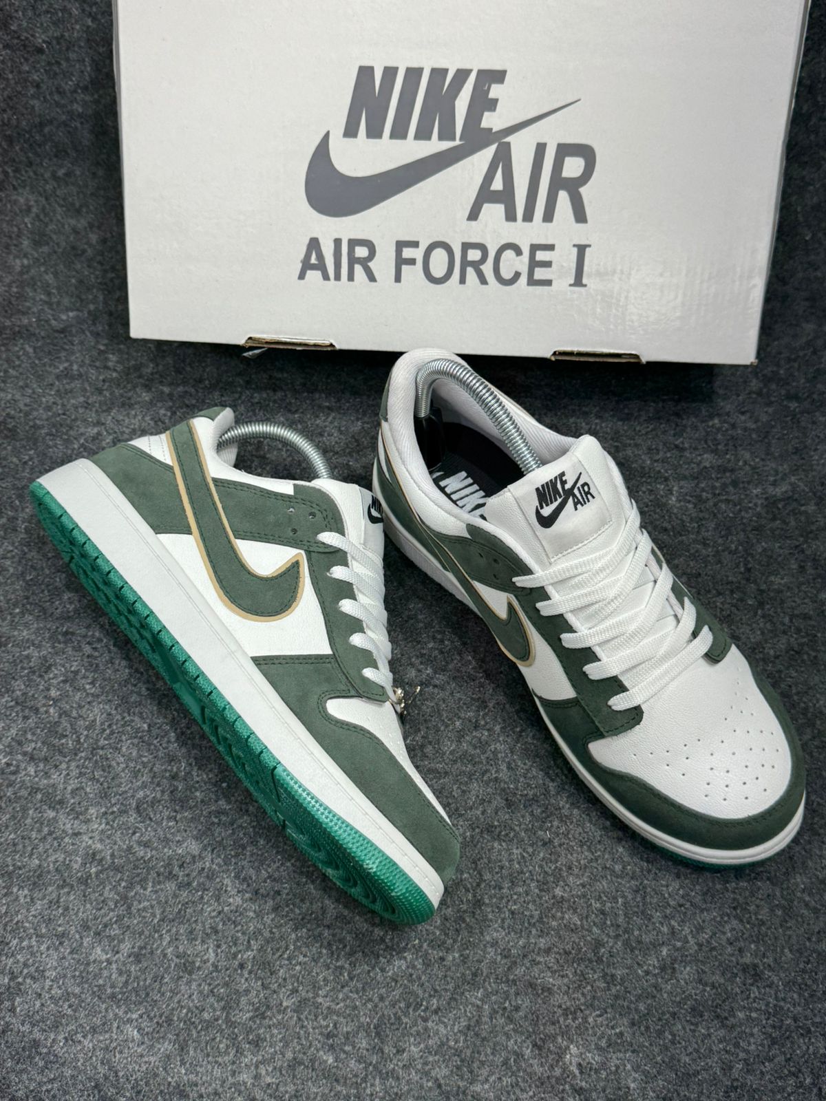 Nike Air Force 1 - Sage Green & Beige Edition