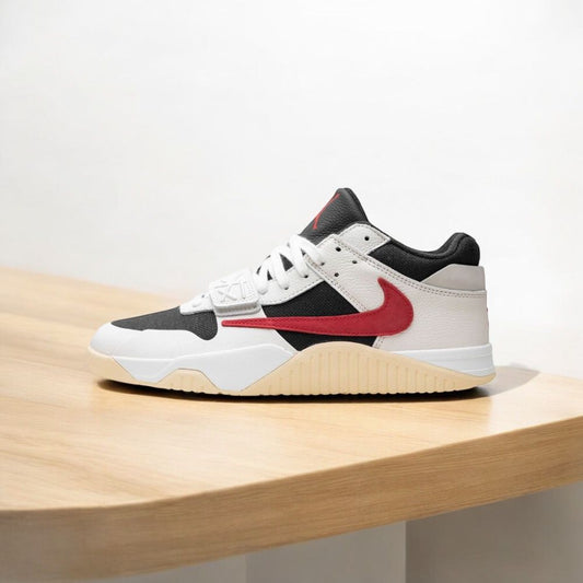 Nike Red Swoosh Street Sneakers โ Bold Design, Premium Comfort