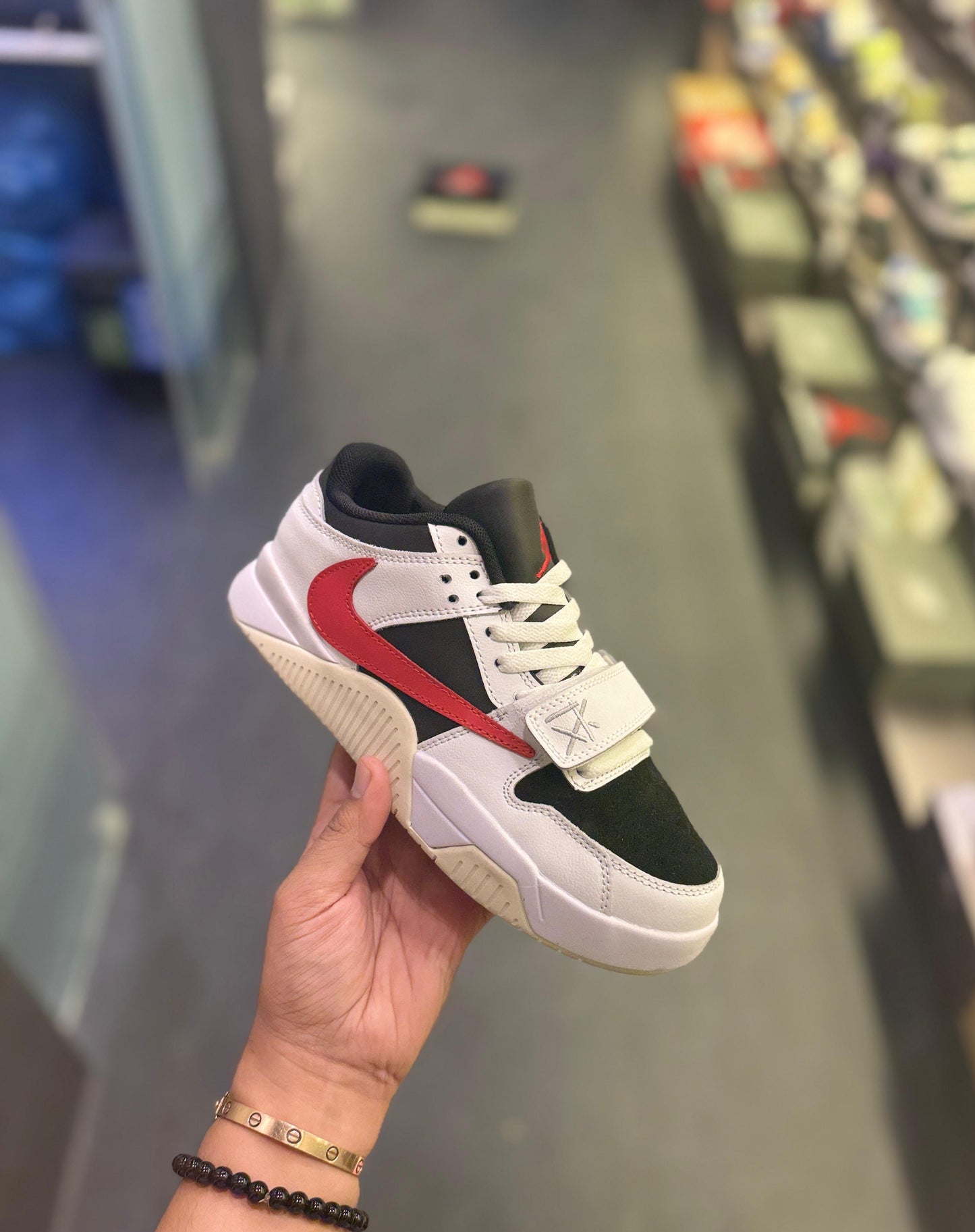 Nike Red Swoosh Street Sneakers – Bold Design, Premium Comfort